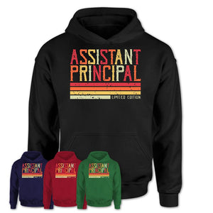 Vintage Assistant Principal Limited Edition Job Shirt, Coworker Birthday Gift Idea