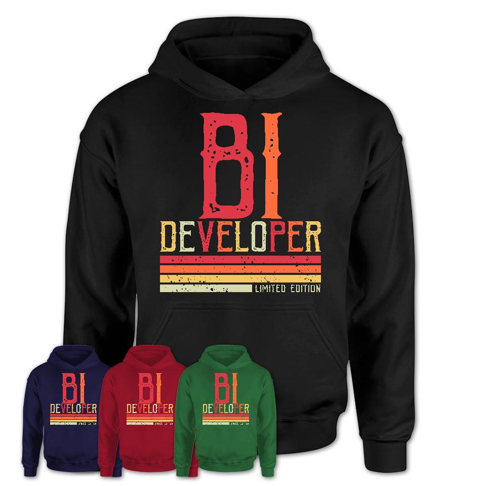Vintage Bi Developer Limited Edition Job Shirt, Coworker Birthday Gift Idea