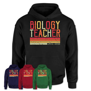 Vintage Biology Teacher Limited Edition Job Shirt, Coworker Birthday Gift Idea