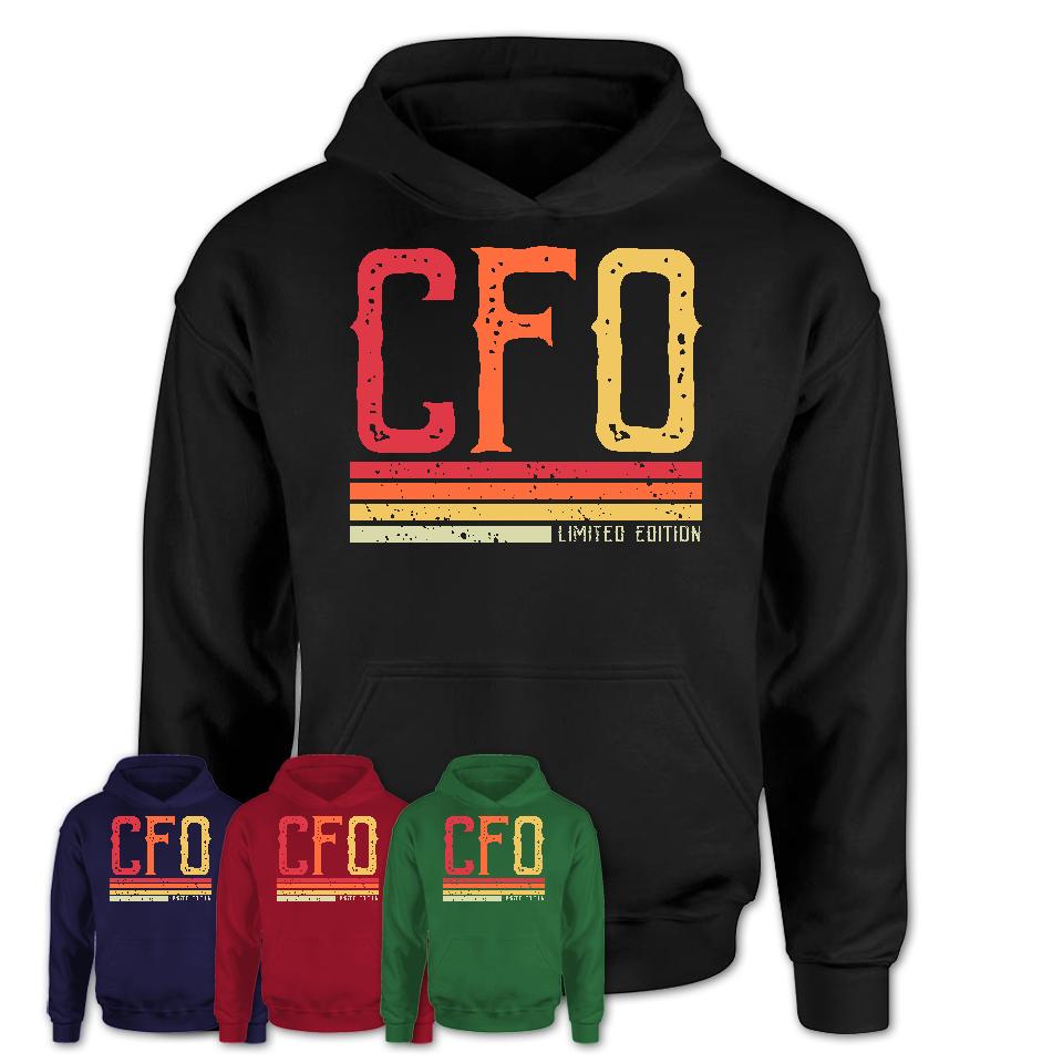 Vintage CFO Limited Edition Job Shirt, Coworker Birthday Gift Idea