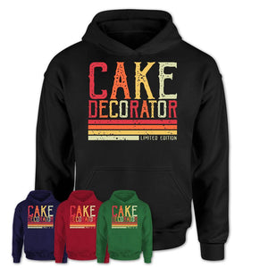 Vintage Cake Decorator Limited Edition Job Shirt, Coworker Birthday Gift Idea