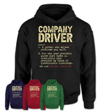 Vintage Company Driver Definition Shirt, Funny Coworker Gift Idea for Company Driver, New Job Gift