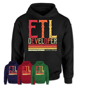 Vintage Etl Developer Limited Edition Job Shirt, Coworker Birthday Gift Idea