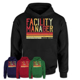 Vintage Facility Manager Limited Edition Job Shirt, Coworker Birthday Gift Idea
