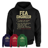 Vintage Fea Engineer Definition Shirt, Funny Coworker Gift Idea for Fea Engineer, New Job Gift