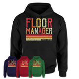 Vintage Floor Manager Limited Edition Job Shirt, Coworker Birthday Gift Idea