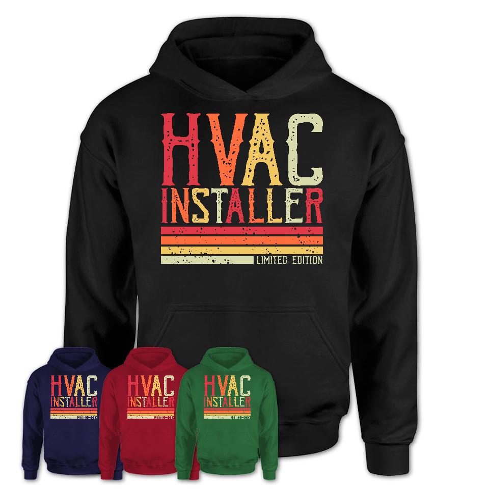 Vintage Hvac Installer Limited Edition Job Shirt, Coworker Birthday Gift Idea
