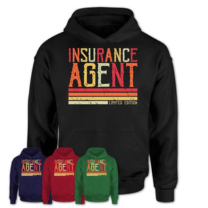 Vintage Insurance Agent Limited Edition Job Shirt, Coworker Birthday Gift Idea