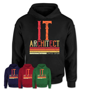 Vintage It Architect Limited Edition Job Shirt, Coworker Birthday Gift Idea