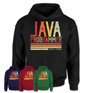 Vintage Java Programmer Limited Edition Job Shirt, Coworker Birthday Gift Idea