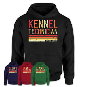 Vintage Kennel Technician Limited Edition Job Shirt, Coworker Birthday Gift Idea