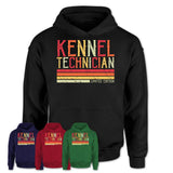 Vintage Kennel Technician Limited Edition Job Shirt, Coworker Birthday Gift Idea