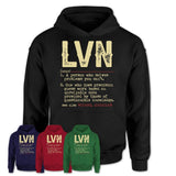 Vintage LVN Definition Shirt, Funny Coworker Gift Idea for LVN, New Job Gift