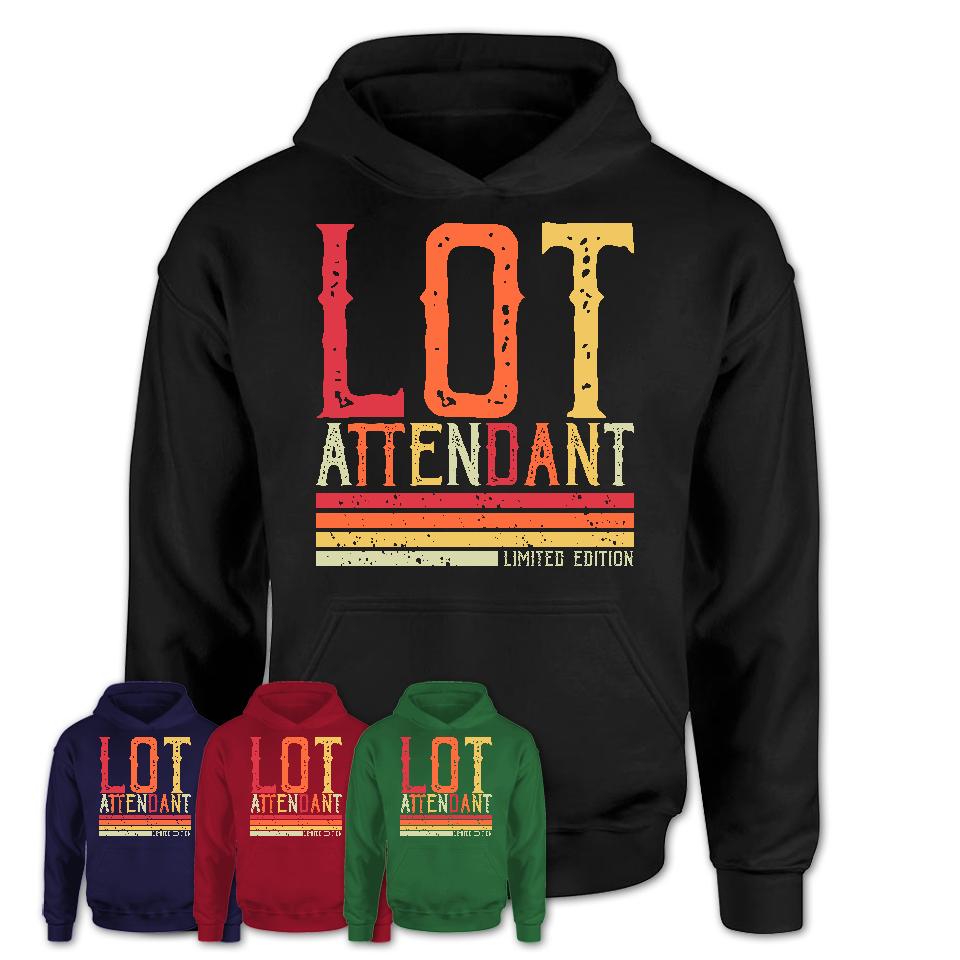 Vintage Lot Attendant Limited Edition Job Shirt, Coworker Birthday Gift Idea