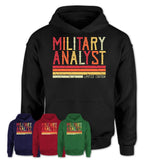 Vintage Military Analyst Limited Edition Job Shirt, Coworker Birthday Gift Idea