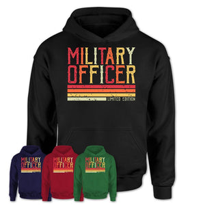 Vintage Military Officer Limited Edition Job Shirt, Coworker Birthday Gift Idea