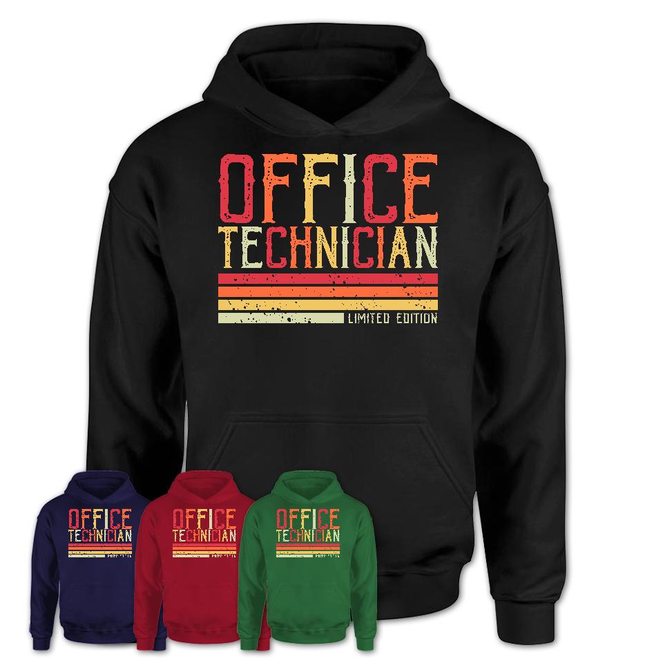 Vintage Office Technician Limited Edition Job Shirt, Coworker Birthday Gift Idea