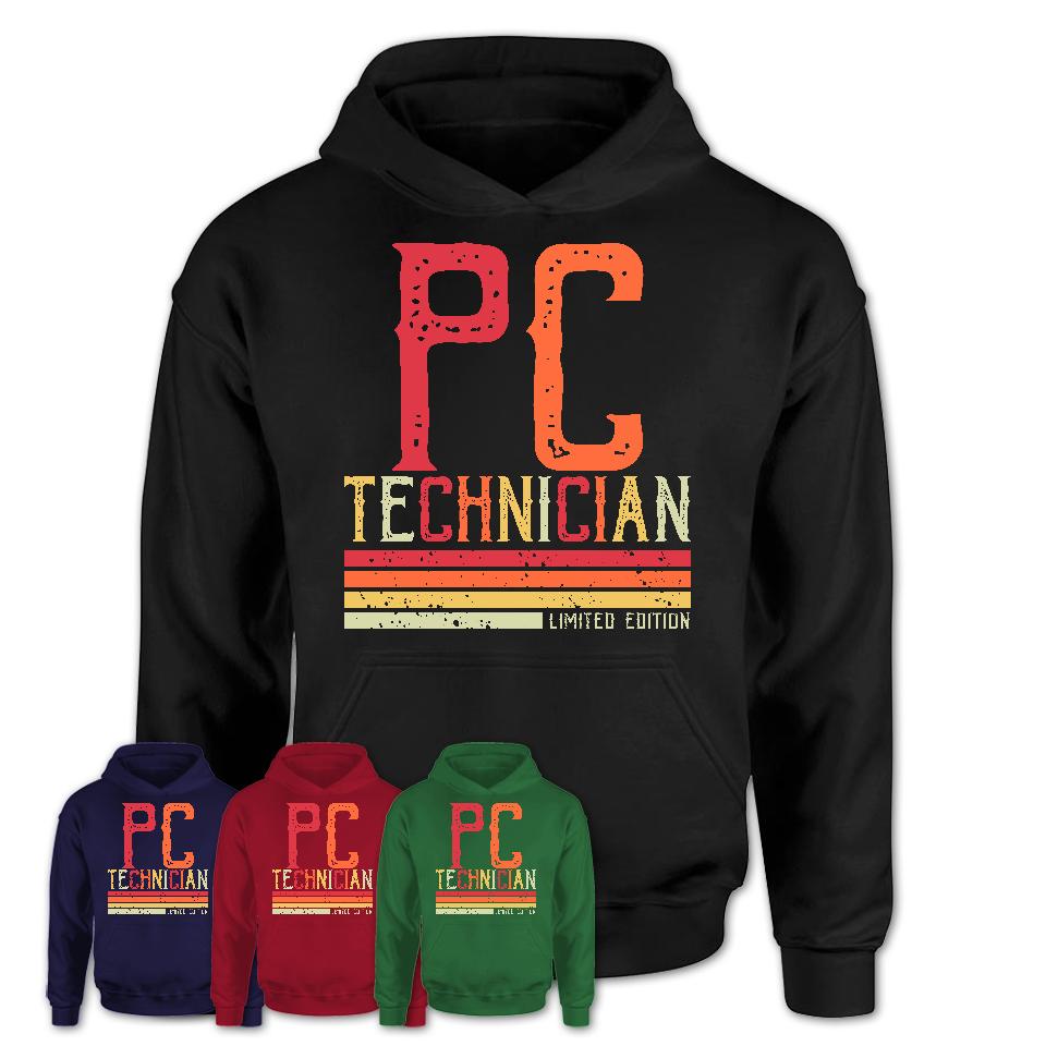 Vintage Pc Technician Limited Edition Job Shirt, Coworker Birthday Gift Idea