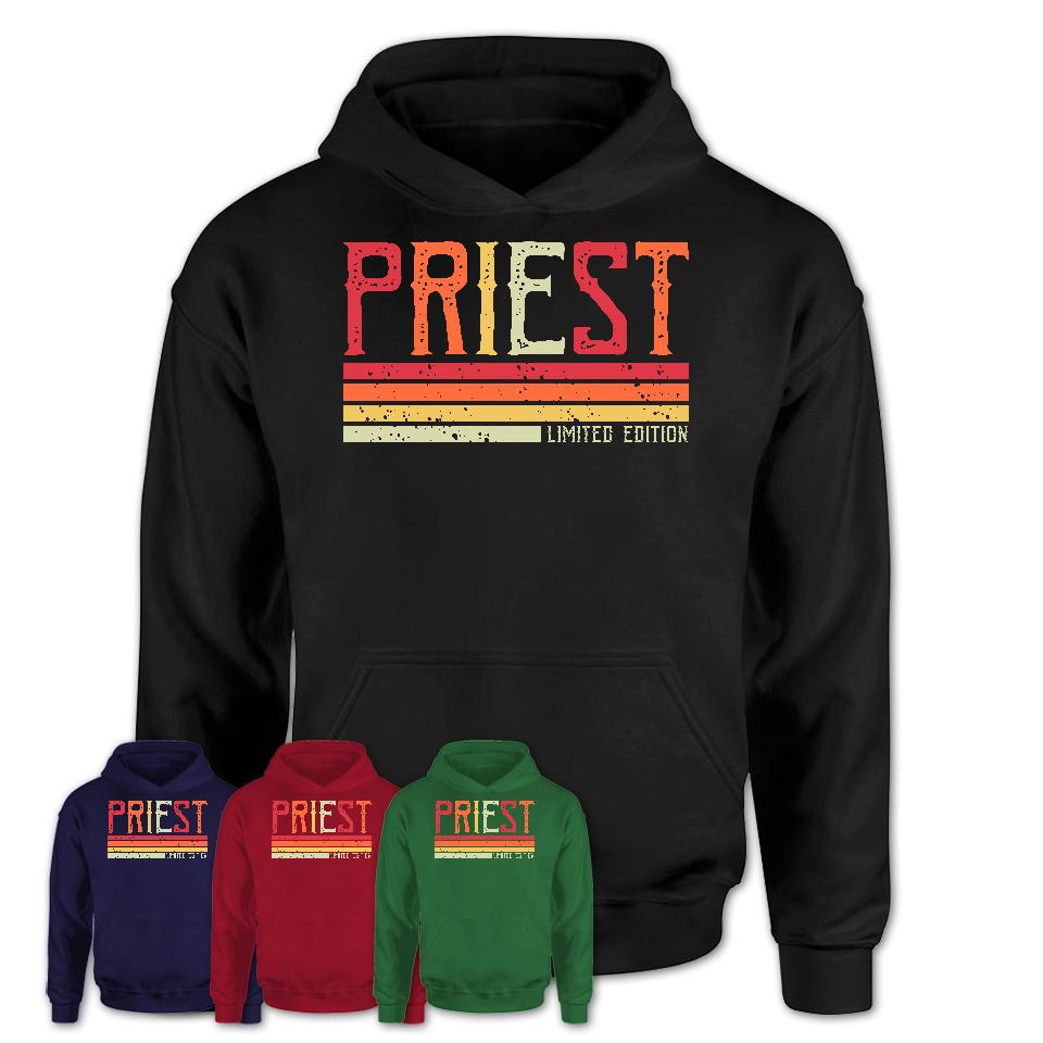 Vintage Priest Limited Edition Job Shirt, Coworker Birthday Gift Idea