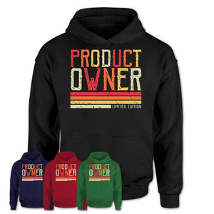 Vintage Product Owner Limited Edition Job Shirt, Coworker Birthday Gift Idea