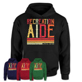 Vintage Recreation Aide Limited Edition Job Shirt, Coworker Birthday Gift Idea