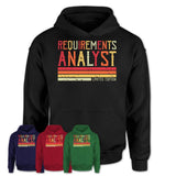 Vintage Requirements Analyst Limited Edition Job Shirt, Coworker Birthday Gift Idea