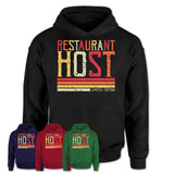 Vintage Restaurant Host Limited Edition Job Shirt, Coworker Birthday Gift Idea