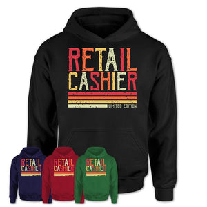Vintage Retail Cashier Limited Edition Job Shirt, Coworker Birthday Gift Idea