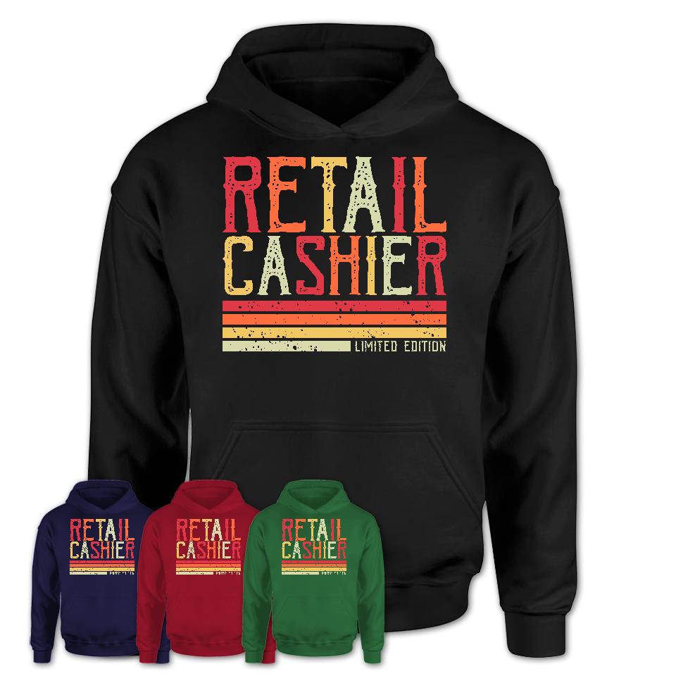 Vintage Retail Cashier Limited Edition Job Shirt, Coworker Birthday Gift Idea