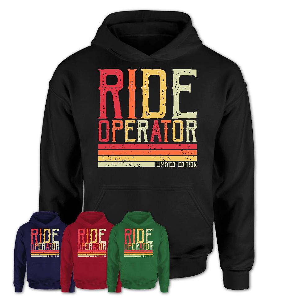 Vintage Ride Operator Limited Edition Job Shirt, Coworker Birthday Gift Idea