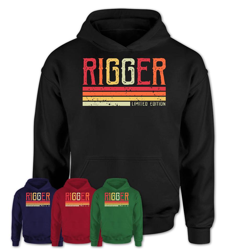 Vintage Rigger Limited Edition Job Shirt, Coworker Birthday Gift Idea