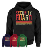Vintage Security Guard Limited Edition Job Shirt, Coworker Birthday Gift Idea