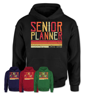 Vintage Senior Planner Limited Edition Job Shirt, Coworker Birthday Gift Idea
