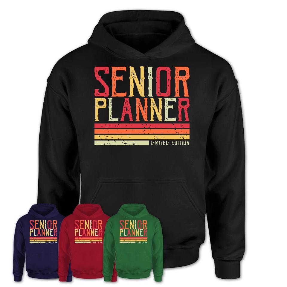 Vintage Senior Planner Limited Edition Job Shirt, Coworker Birthday Gift Idea