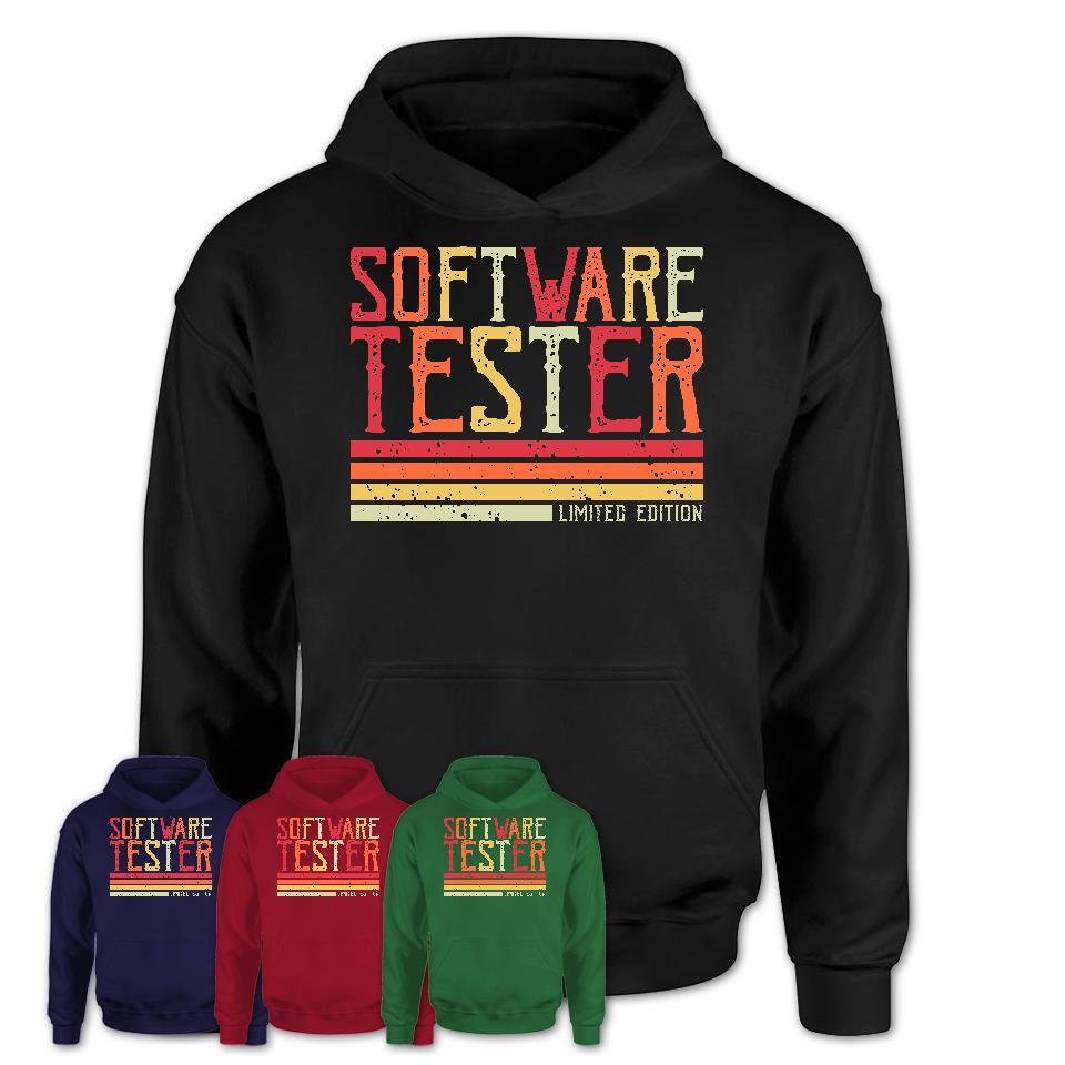 Vintage Software Tester Limited Edition Job Shirt, Coworker Birthday Gift Idea