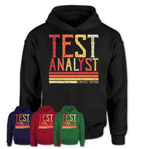 Vintage Test Analyst Limited Edition Job Shirt, Coworker Birthday Gift Idea