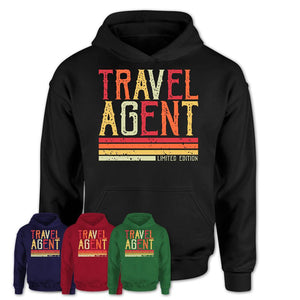Vintage Travel Agent Limited Edition Job Shirt, Coworker Birthday Gift Idea