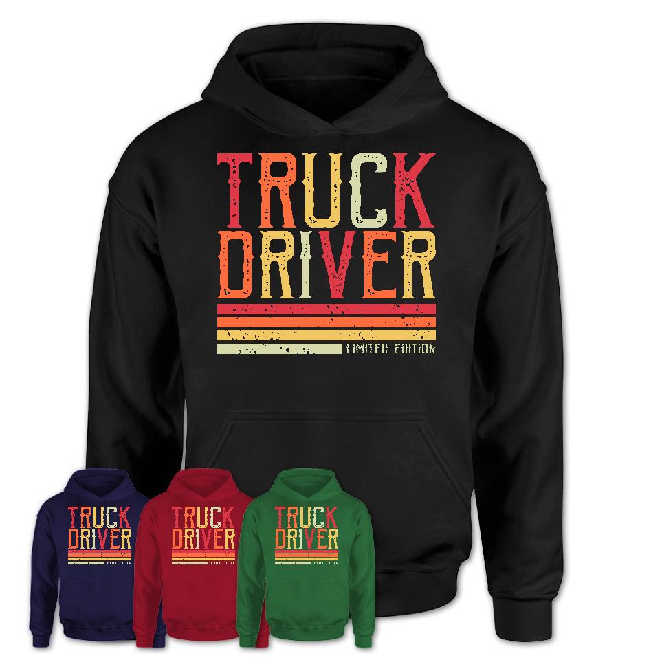 Vintage Truck Driver Limited Edition Job Shirt, Coworker Birthday Gift Idea