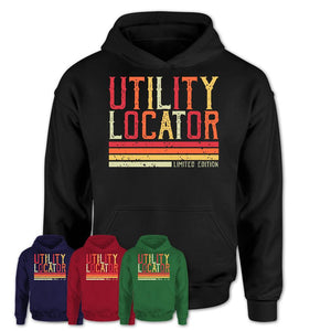 Vintage Utility Locator Limited Edition Job Shirt, Coworker Birthday Gift Idea