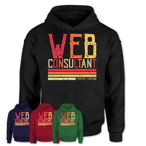 Vintage Web Consultant Limited Edition Job Shirt, Coworker Birthday Gift Idea
