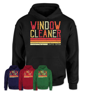 Vintage Window Cleaner Limited Edition Job Shirt, Coworker Birthday Gift Idea
