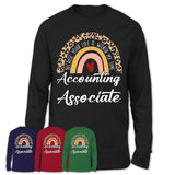 Accounting Associate Because Your Life Worth My Time Rainbow T-Shirt