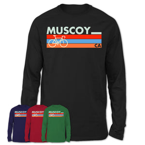 California Muscoy Cycling Shirt for Family Teammates Vintage Retro Colors