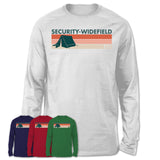 Colorado Security-Widefield Camping Shirt for Family Teammates Vintage Retro Colors