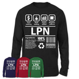 Funny Coworker Gift Idea Sarcasm LPN Uniform TShirt