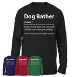 Funny Dog Bather Definition Shirt, New Job Gift for Dog Bather, Coworker Gift Idea