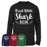 Funny Great White Shark Tshirt, Gift for Great White Shark Lovers, Great White Shark Mom Shirt, Animal Shirt