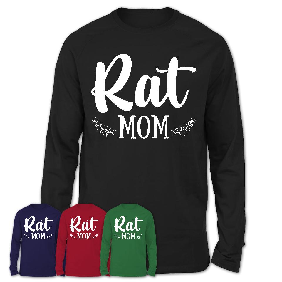 Funny Rat Tshirt, Gift for Rat Lovers, Rat Mom Shirt, Animal Shirt