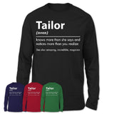 Funny Tailor Definition Shirt, New Job Gift for Tailor, Coworker Gift Idea