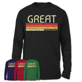 Great Gift Custom Name Retro Vintage Birthday T-Shirt